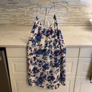 Only worn once midi length floral dress (on 5’2 person)